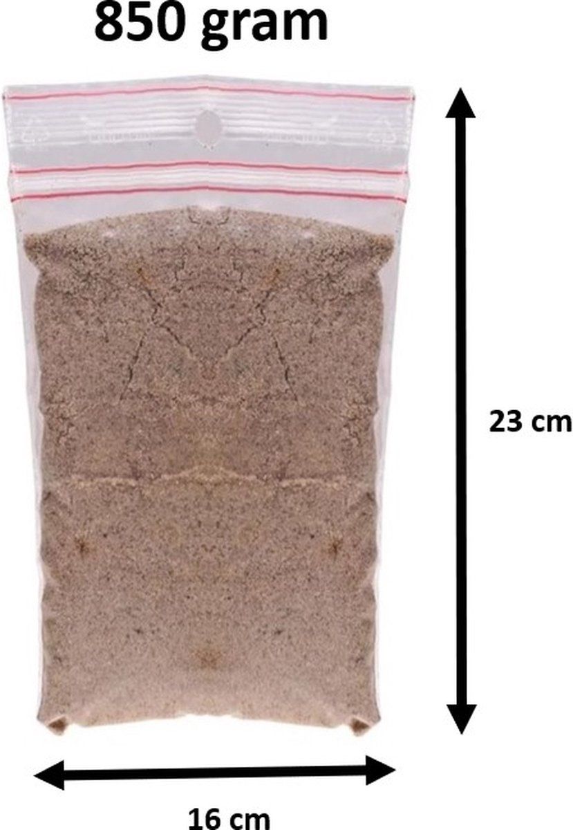 INNSPIRO Zakje zand - Zilverzand - Diverse formaten - Scrub - Wierook - Smudge - BPA vrij - 850 gram