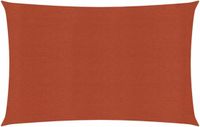 vidaXL Zonnezeil 2,5x5 m HDPE Terracotta