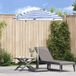 Prolenta Maison Exclusive Tuinzonnescherm, 170T polyester, blauw en wit