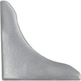 KORNER DQ-PP 1x HOEKLIJST EINDSTUK - Aluminium - 13 x 13 mm - PVC