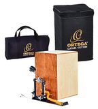 Ortega OSTBCJ-L-BU Stomp Box Cajon Bundel, linksbenig
