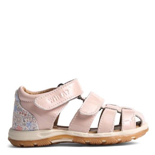 Wheat leren sandalen lichtroze