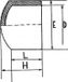 Aquaforte PVC eindkap Ø16mm PN16
