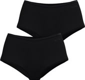 Björn Borg dames Soft Touch Highwaist Briefs - slip hoge taille (2-pack) - zwart