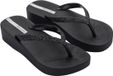 Ipanema Anatomic Mesh Chic Plateau Dames Slippers - Black