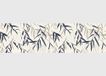 AG Design AWB 8284 Bladeren zelfklevende rand, keuken, woonkamer, muursticker, meerkleurig, 500 x 13,8 cm