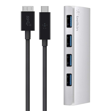 Belkin F4U088VF USB 3.1 Hub - Zilver
