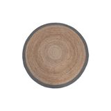 LABEL51 Tapis Jute - Naturel - Jute - 90x90 cm - Rond