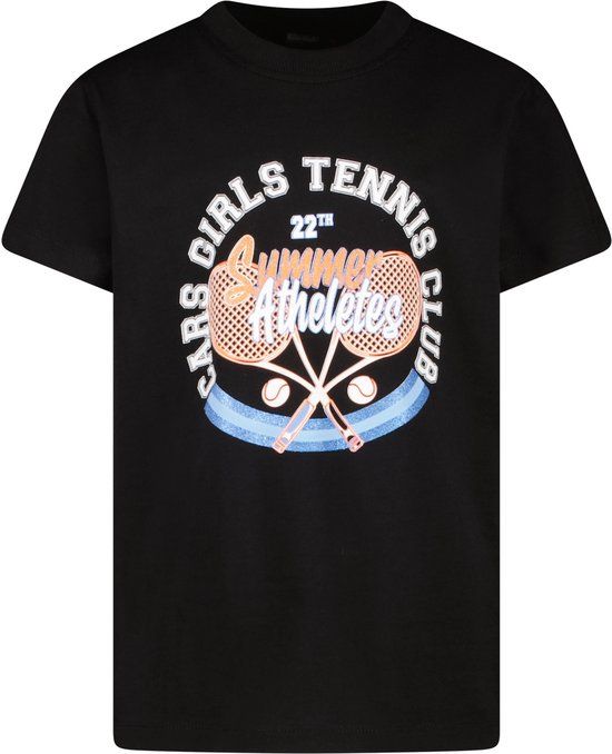 Cars Jeans T-shirt Dala jr. - Meisjes - Zwart - Maat 140