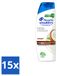 Head & Shoulders 15 x Anti-roos Shampoo Intense Hydratatie met Kokosolie, 285 ml - Voordeelverpakking