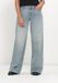 Lee Pleated Jean Pantalon Femme - Jean - Bleu clair - Taille 28