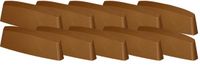KOTARBAU® Osłonka Dąb Serie - PVC Raamafdekking - 45 MM - Set van 10 Stuks - UV-Bestendig