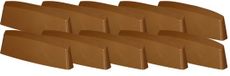 KOTARBAU® Osłonka Dąb Serie - PVC Raamafdekking - 45 MM - Set van 10 Stuks - UV-Bestendig