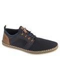 Rieker Chaussures basses à lacets pour homme en gris, bleu, 41 EU