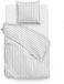Zohome Banda di Lino Dekbedovertrek - Eenpersoons - 140x200/220 cm - Mint Green