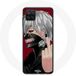 Maniacase Hoesje voor Samsung Galaxy A42 5G Tokyo Ghoul Kaneki Ken Anime Masker vinger