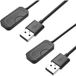 Phonillico® Oppo Watch 3 / 3 Pro / 2 / 1 Chargeur Câble USB 1 mètre [2 pièces]