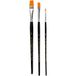 Creativ Company CC Gold Line Acryl Penselen Plat Set 3 stuks