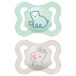MAM Azul Air fopspeen in set van 2, van Skinsoft siliconen met fopspeenhoes, 2-6 maanden