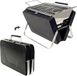 MikaMax Koffer BBQ - Mini Charcoal Grill - Black - 25x18cm Grill