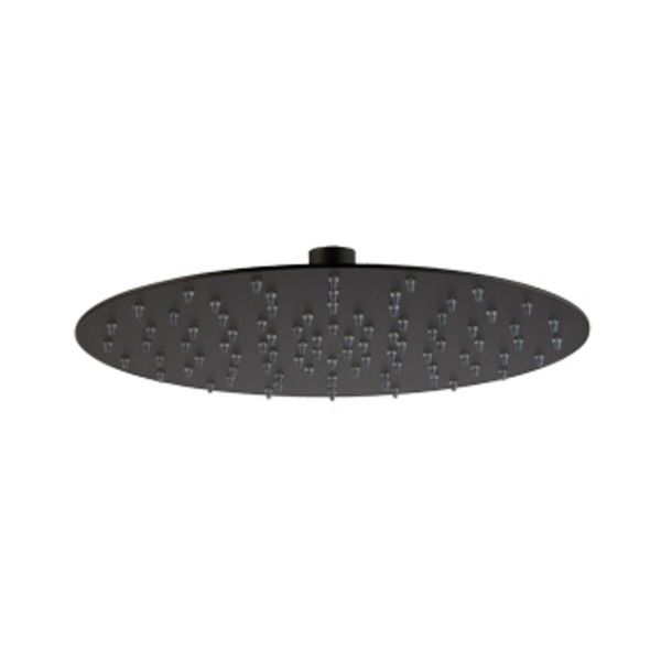Plieger Napoli hoofddouche rond Ø25cm 9L/min. mat zwart 0682188