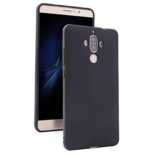 PUTCAR Beschermhoes voor Huawei Mate 9, ultradun, krasbestendig, schokbestendig, elegant, zachte TPU, dunne beschermhoes voor Huawei Mate 9, zwart