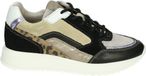 Giga Shoes G4300 Lage sneakers Meisjes Zwart Leer/Textiel Rubber Maat 42