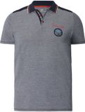 Jan Vanderstorm heren Poloshirt - 52/54 - donkerblauw - Plus Size