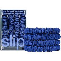 Slip Pure Zijden Skinny Scrunchies - Koningsblauw