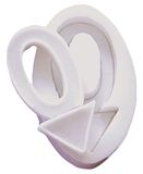 Silikomart 71.110.00.0096 bakvorm voor cake SLK010 nummer 0, silicone, wit