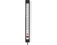 Nedis Stekkerdoos – 10-voudig – 3 m – Randaarde – 3680W – Type F – Wit