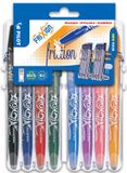 Pilot FriXion Rollerball Pennenset - Uitwisbaar - 8 Kleuren - Medium Penpunt