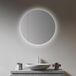 Talos Picasso Style Spiegelkast, goud/wit, Ø 60 cm