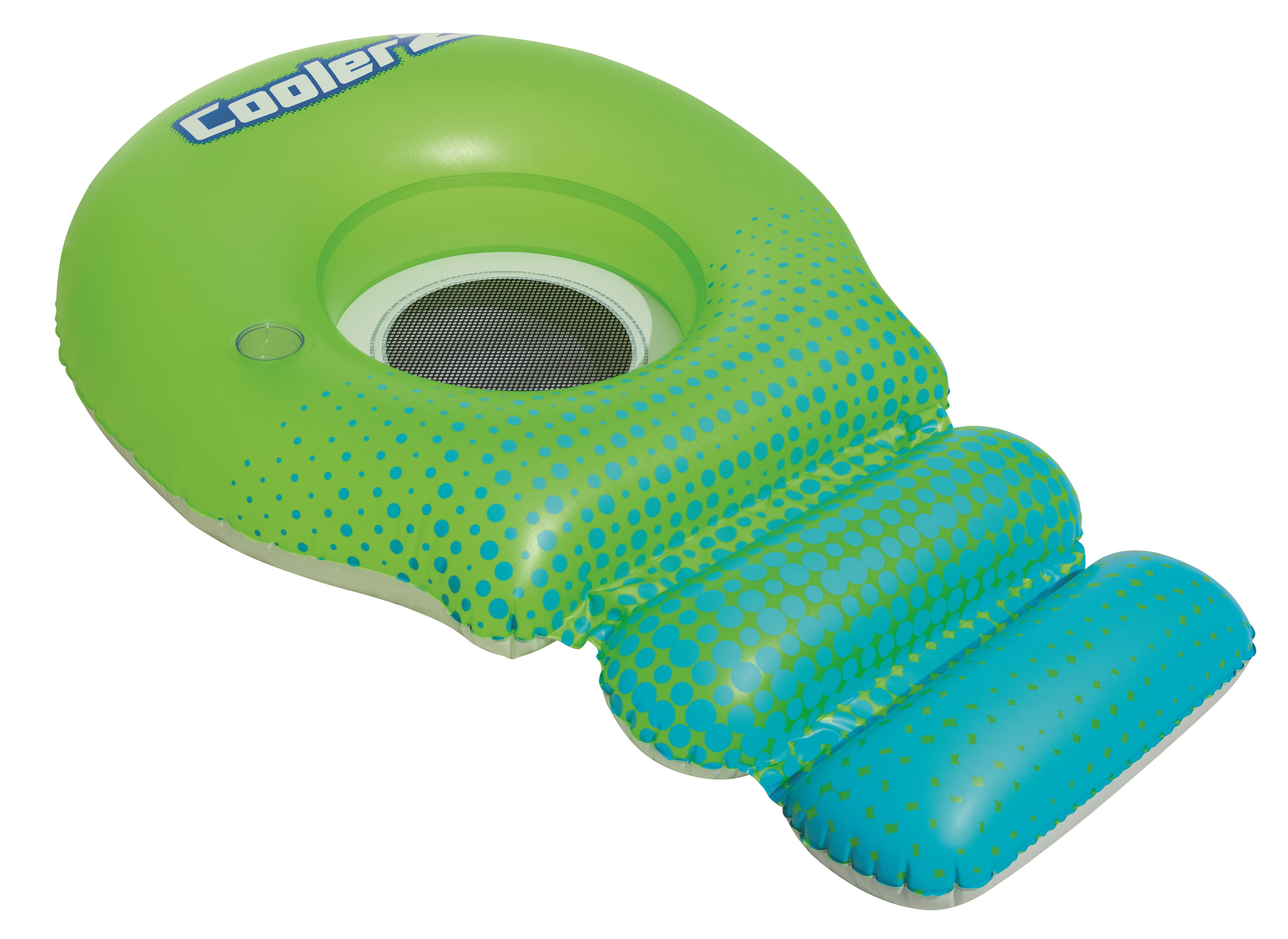 Bestway Hydro Force Super Sprawler - Floating Lounge Chair - Green/Blue