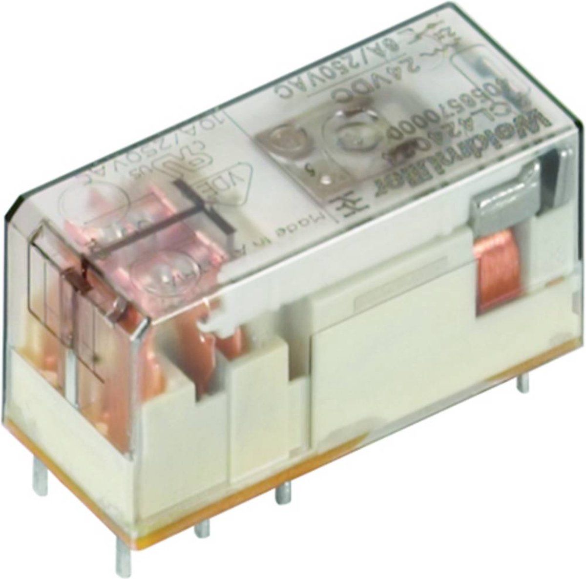 Weidmüller RCL424024 Steekrelais 24 V/DC 8 A 2x wisselcontact 20 stuk(s)