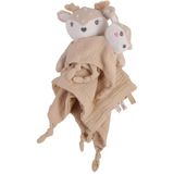 DODO D'AMOUR - Knuffeldoekje Vierkant Ouder En Baby - Hert - 053050 - Beige