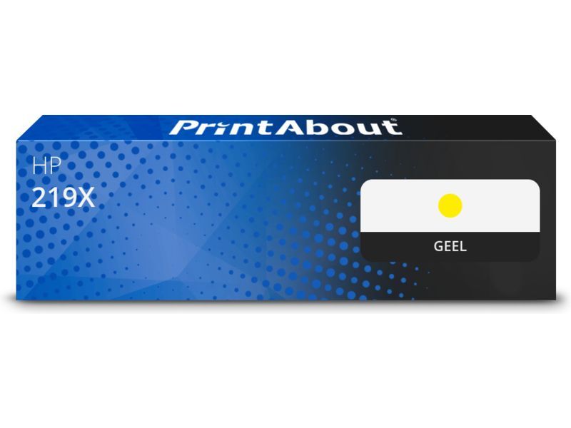 PrintAbout Toner 219X (W2192X) Geel Hoge capaciteit geschikt voor HP