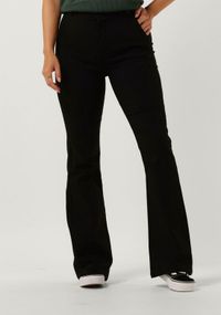Minus Carma Flared Pants Broeken Dames - Zwart - Maat 34