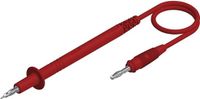 SKS Hirschmann Test & Measurement Hirschmann Test & Measurement PL 3 red test lead 4mm banana plug 4 mm 1.00 m Red 1 piece(s)