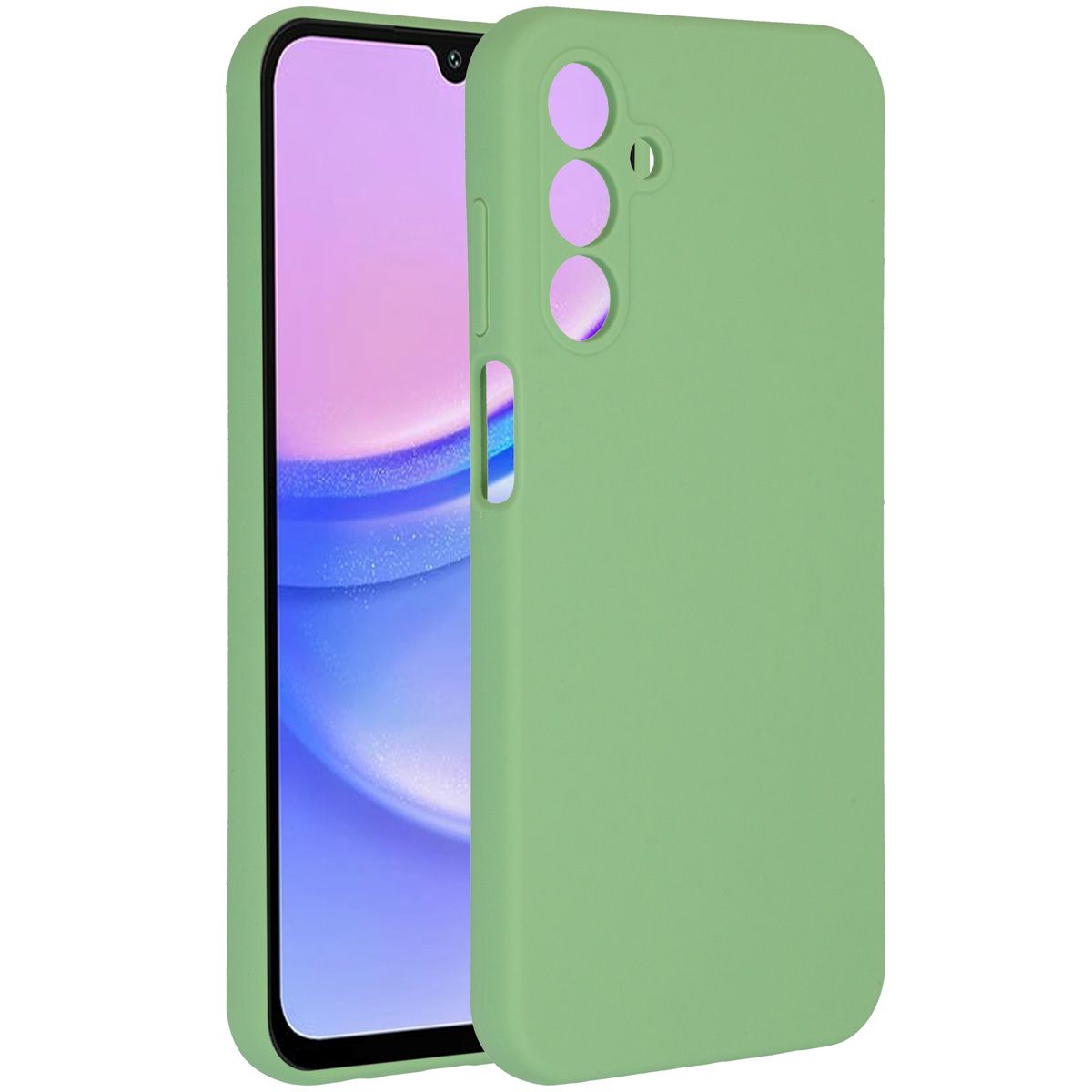 Accezz Liquid Silicone Backcover - Green - Samsung Galaxy A15 (5G/4G)
