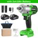 StarTech Accu Slagmoersleutel 1,27 cm 1300 Nm Borstelloze Motor 2x 4,0 Ah Accu's