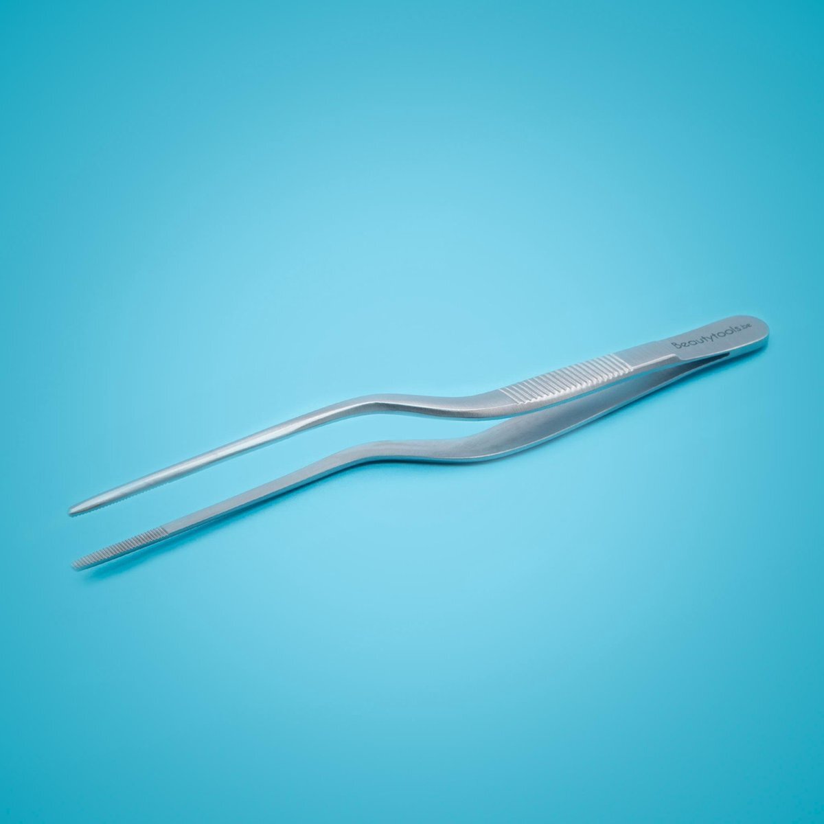 Beautytools.be Beautytools Puntpincet/Rechte Pincet Met Microvertanding (Z-vormig) (14.5 cm) - (PT-1017)