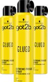 Got2b Glued Extreme Freeze Haarspray - 3 x 300 ml