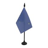 AZ FLAG Tafelvlag Alaska 15x10 cm Polyester 100D Plastic Voet