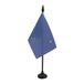 AZ FLAG Tafelvlag Alaska 15x10 cm Polyester 100D Plastic Voet