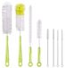 Set de brosses à bouteilles - Anti-rayures - Inox pliable - 8 pièces