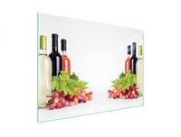 TMK ArtDeko - Plaque de protection pour cuisinière - 70x52cm - Verre trempé - Polyvalent