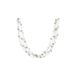 Valero Pearls Parel ketting zilverkleurig Gekweekte zoetwaterparels wit