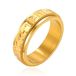 Mendes Viking Script Ring - Edelstaal Goud-21.5mm