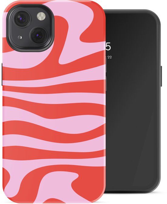 Selencia Hoesje - Geschikt voor Apple iPhone 13 - Backcover geschikt voor MagSafe - Dream Swirl Pink